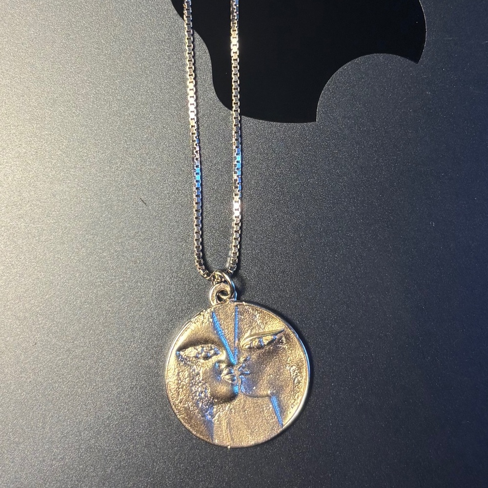 Soldout Mercii Unity Coin Necklace Sterling Silver